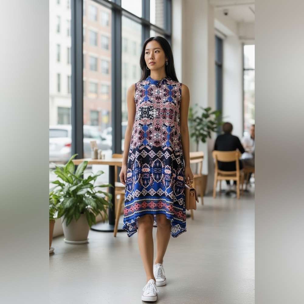 AVA JAMES HALTER STYLE DRESS